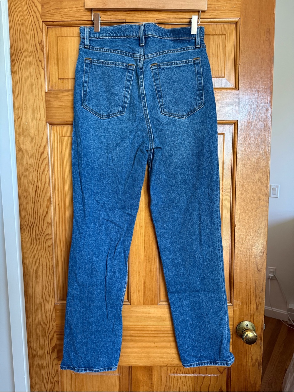 Abercrombie & Fitch The ‘90s Straight Ultra High Rise Ripped Women’s -Size 10 - Picture 2 of 5